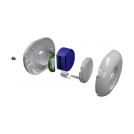 SHELLY - Button box for 1 / 1PM black Shelly Button - 266038 Shelly Button for 1/1PM - Black (2)