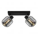 VIVALUX - Spotlight ASTRID ∙ SP971-2L ∙ 2xE14 ∙ metal+glass ∙ black VIV005291