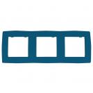 ACA LIGHTING - PRIME 3 GANG FRAME IP20 AZURE 1000119209