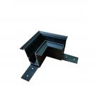 2R - Connector for surface mounted track 90° VG-P SKU 95083