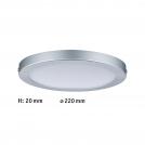 PAULMANN - LED Панел  70864  LED Panel Atria round 220mm ◾14W ◾1150lm◾2700K ◾dimmable✴Хром мат (2)