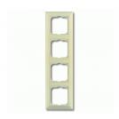 ABB - 2CKA001725A1487 Рамка четворна ABB Basic55 КРЕМ