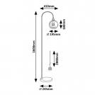 RABALUX - FLOOR LAMPS RICARDO 74025 E27 1X MAX 40W (4)