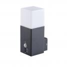 KANLUX - Garden light fitting math anthracite replaceable light source, motion sensor VADRA 29011 Е27 11W IP44