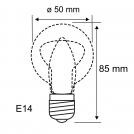 PAULMANN - LED Рефлекторна крушка 20122 Light bulb ⚡ E14 ⚡ 230V ⚡ 89lm ⚡ 25W dimmable ✴ Жълт (1)