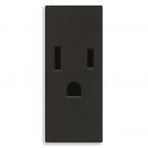 VIMAR - SICURY 2P+T 15 A 127 V~ socket outlet, American standard, black 30242.G