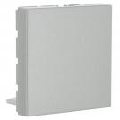 LEGRAND - 79280 Blanking plate Mosaic - 2 module - aluminium