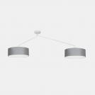 NOWODVORSKI - Ceiling lamp 7948 FALCON GRAY • E27 6x25W only LED • IP20