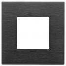 VIMAR - 22642.13 - Plate 2M metal brushed black