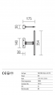 REDO GROUP - wall luminaire  LINEAR 01-452  AP LED 8W 3000K SN (1)