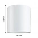 PAULMANN - Абажур 95611 URail shade Tallis 2Easy 160mm ✴ Бял мат (3)