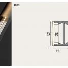 PAULMANN - Профил за LED Лента 2м. 70523 LED Strip Profile Square 2m✴Черно (5)
