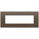 VIMAR - 22657.12 - Plate 7M metal brushed dark bronze