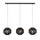 SEARCHLIGHT - Пендел BLACK WICKER 11201-3BK E27, 60W