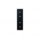 ACA LIGHTING - MCSRB MATTE BLACK METAL CONNECTOR FOR SURFACE/RECCESED MAGNETIC TRACK