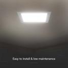 V-TAC - 18W LED Backlit Recessed Panel Square 3000К SKU: 10486 (1)