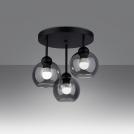 SOLLUX - Спот ALINO 3 черен  SL.1140 E27, 3x60W, 3x15W LED (1)