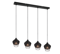 TRIO - pendant luminaire  BORKA – R31264002 E27, 4x40W