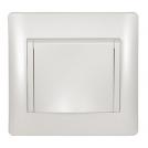 ELMARK - 11211C - GERMAN TYPE SOCKET WITH COVER WHITE METALLIC RHYME