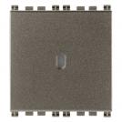 VIMAR - 19108.2.M - Axial 1P NO 10A push button 2M Metal