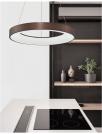NOVA LUCE - pendant luminaire  RANDO THIN 9453455 LED 50W, 3250Lm, 3000K, IP20 D: 60 H: 120 cm
