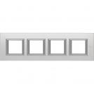 BTICINO - HA4802M4HVSA rectangular cover plate 4х2modules-Mirror glass