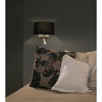 FARO - VOLTA Lámpara aplique negro con lector LED Ref.20024 (2)