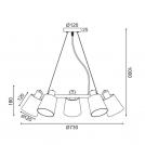 ACA LIGHTING - Полилей  EG215P73WH (1)