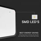 V-TAC - 48W LED Плафон Квадрат Черна Рамка 3000К IP44 SKU: 76481 (3)