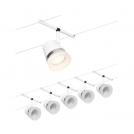 PAULMANN - 94461  CorDuo cable system Cone basic set ✴GU5.3 max. 5x10W ~230/12V✴ white matt/chrome