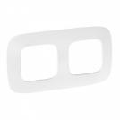 LEGRAND - 7 543 72 Plate Valena Allure - 2 gang - white zen