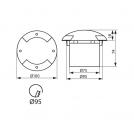 VIVALUX - LED lighting fixture PULSAR LED IP65 VIV004342 (1)