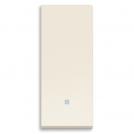 VIMAR - 1P 20AX Traditonal Push Button in-line canvas, lightable - 30010.C