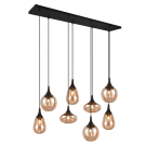 TRIO - Пендел  LUMINA 317000813 E14, 8X40W кехлибар