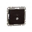 SCHNEIDER ELECTRIC - SDD181474 Sedna Design & Elements - TV Rosette 7db, intermediate, wenge