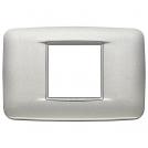 VIMAR - 20682.N13 - Round plate 2centrM Bright matt silver