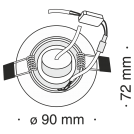 MAYTONI - Луна за вграждане кръгла Metal Modern DL289-2-01-W (3)