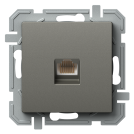 TEM - Socket RJ45 UTP cat. 5e color Titanium Logiq KQ37TIXO