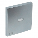 EFAPEL - Face plate for Switch with indicator and bell symbol ALUMINIUM 90795 TAL LOGUS 90
