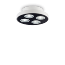 IDEAL LUX - ceiling luminaire GARAGE PL4 ROUND BIANCO 205809