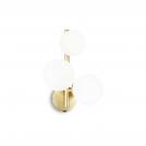 IDEAL LUX - 283784 PERLAGE AP3 OTTONE SATINATO