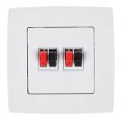 ELMARK - 190721 - DOUBLE AUDIO SOCKET METALLIC CITY 