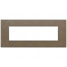 VIMAR - 22657.52 - Plate 7M marbl.stoneware Coffee brown