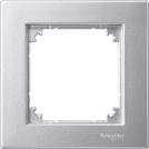SCHNEIDER ELECTRIC - MTN486160 рамка единична алуминий M-Plan Merten 