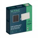 V-TAC - 30W LED Соларен Прожектор 6400K Сменяема Батерия Бяло Тяло SKU: 7847 (11)
