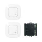 LEGRAND - 752550 DEVIATOR INSTALLATION SET INCLUDING MICROMODULE AND 2x WIRELESS SWITCHES Smart Valena Allure White with Netatmo