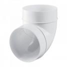 ELMARK - 90° CONNECTING BEND FOR ROUND DUCTS D100mm - M522013