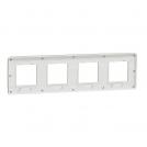 SCHNEIDER ELECTRIC - NU280850М cover frame - 4 gangs - 4 x 2 modules - bronze/ white mirror surface (2)