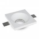 V-TAC - SKU: 3641 VT-776 GU10 FITTING SQUARE- WHITE