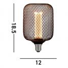 SEARCHLIGHT - Decorative Bulb 26002BK Wire ⚡LED 4.5W⚡E27⚡320 LM⚡2700K (3)
